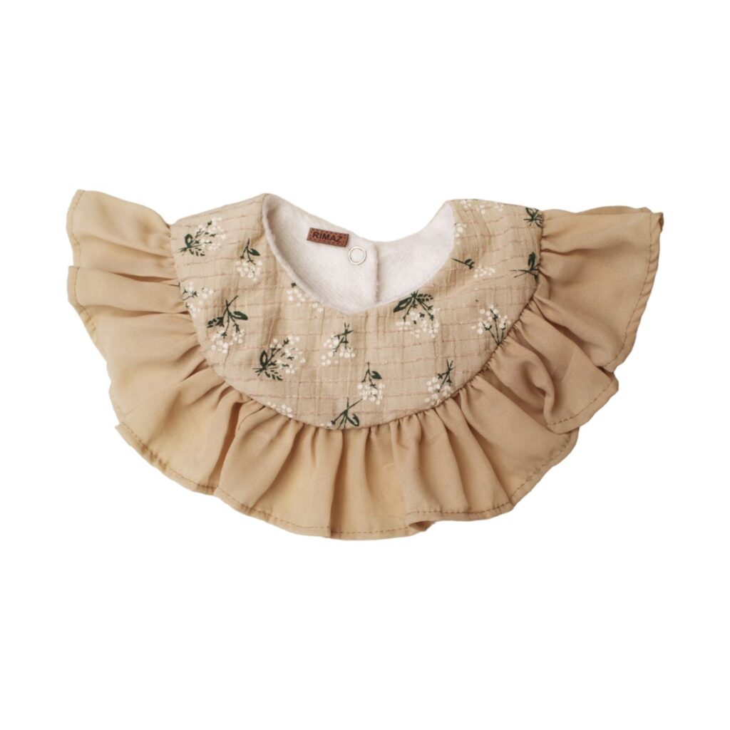 Bavoir Bébé à Motif Floral - Modèle Soulmate