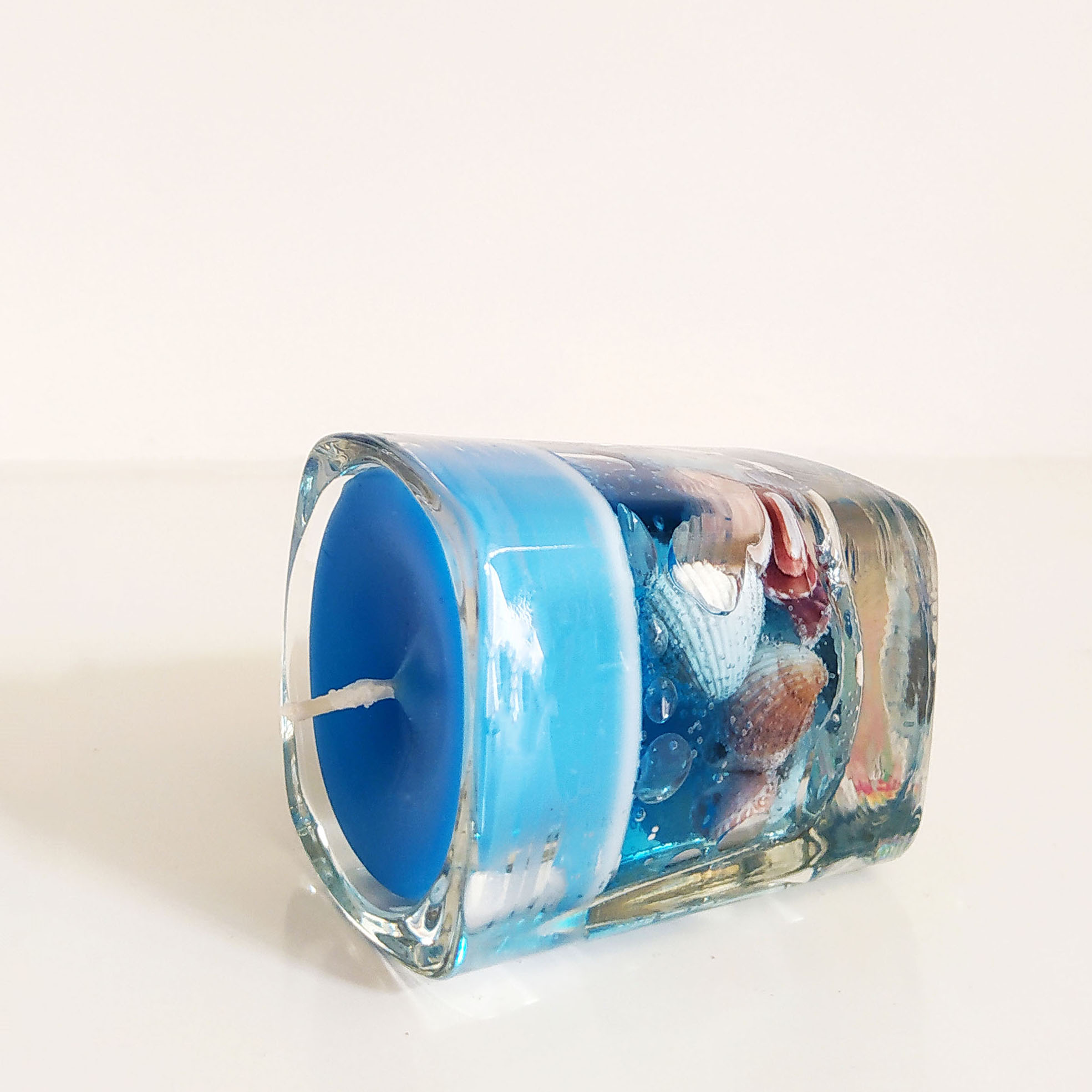 Bougie Décorative en Pot au Design Mer et Plage – Parfaite pour Tous les Espaces