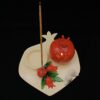 Porte-bougie décoratif en céramique fait à la main modèle Yalda