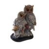 Figurine décorative de hiboux - Pièce décorative artisanale