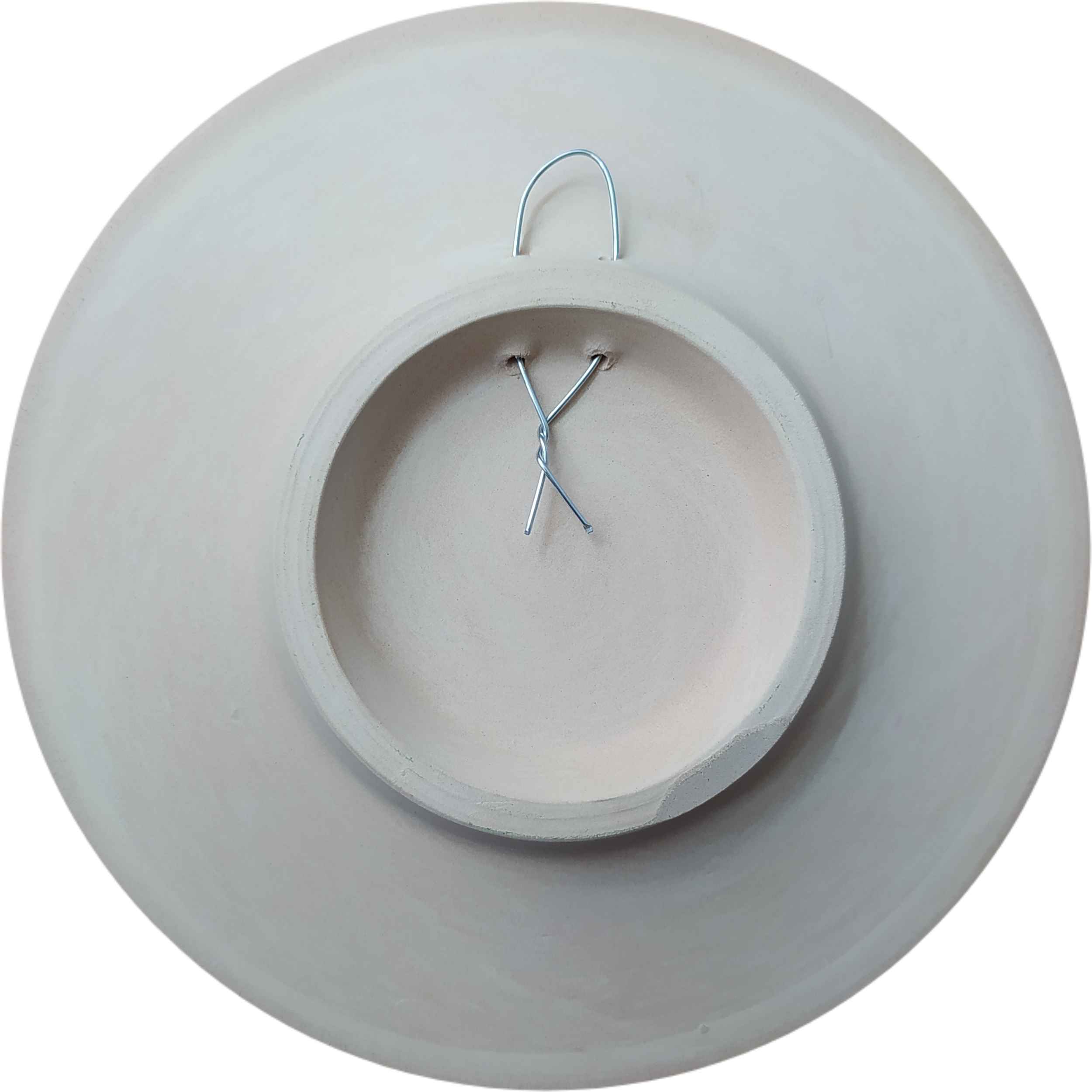 Assiette Décorative en Céramique pour Table et Mur Motif Floral