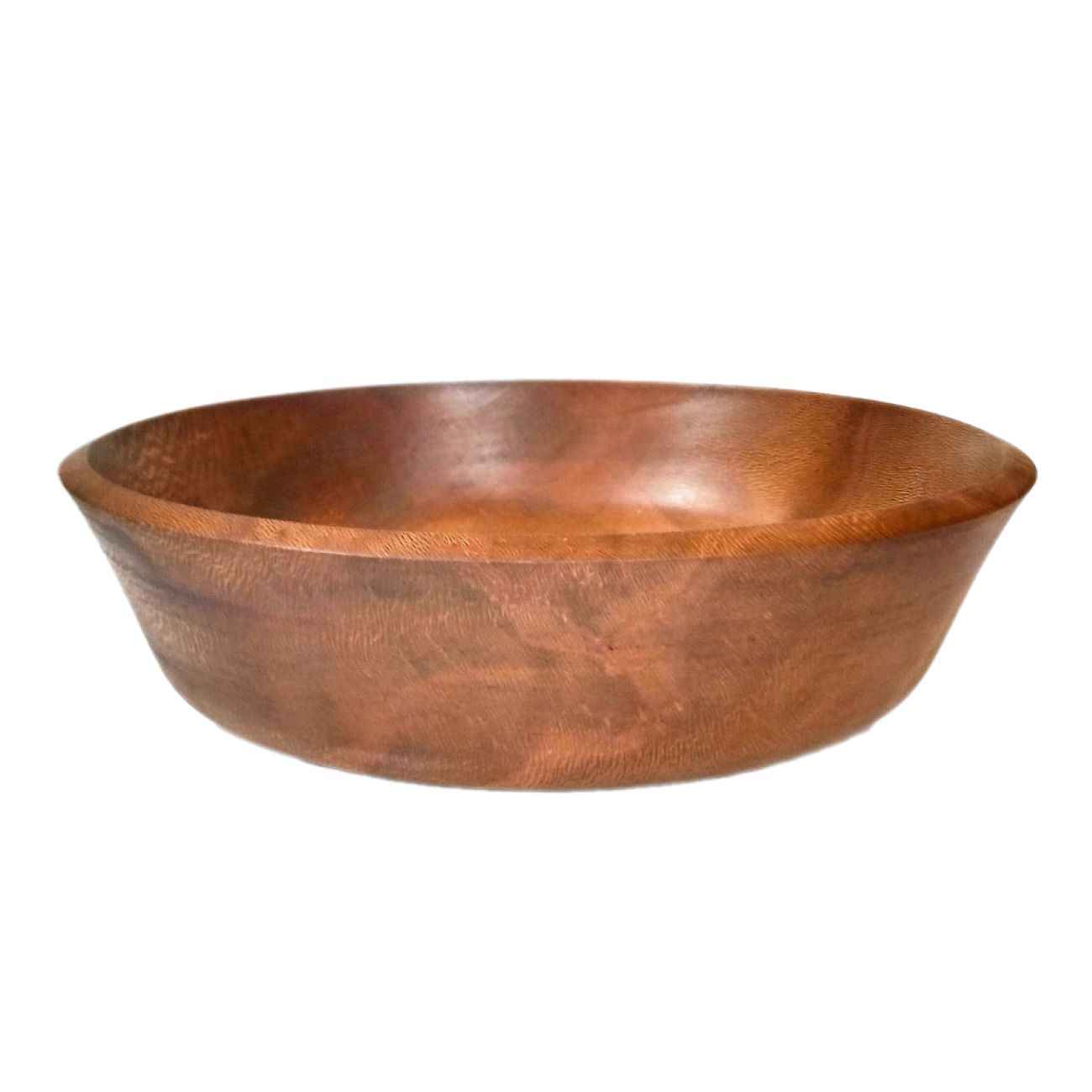 Bol décoratif en bois fait de hêtre en style rustique