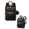 Sac à couches avec poches latérales pour accessoires bébé Modèle Lit Convertible