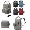 Sac à couches avec poches latérales pour accessoires bébé Modèle Lit Convertible
