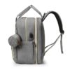 Sac à couches avec poches latérales pour accessoires bébé Modèle Lit Convertible