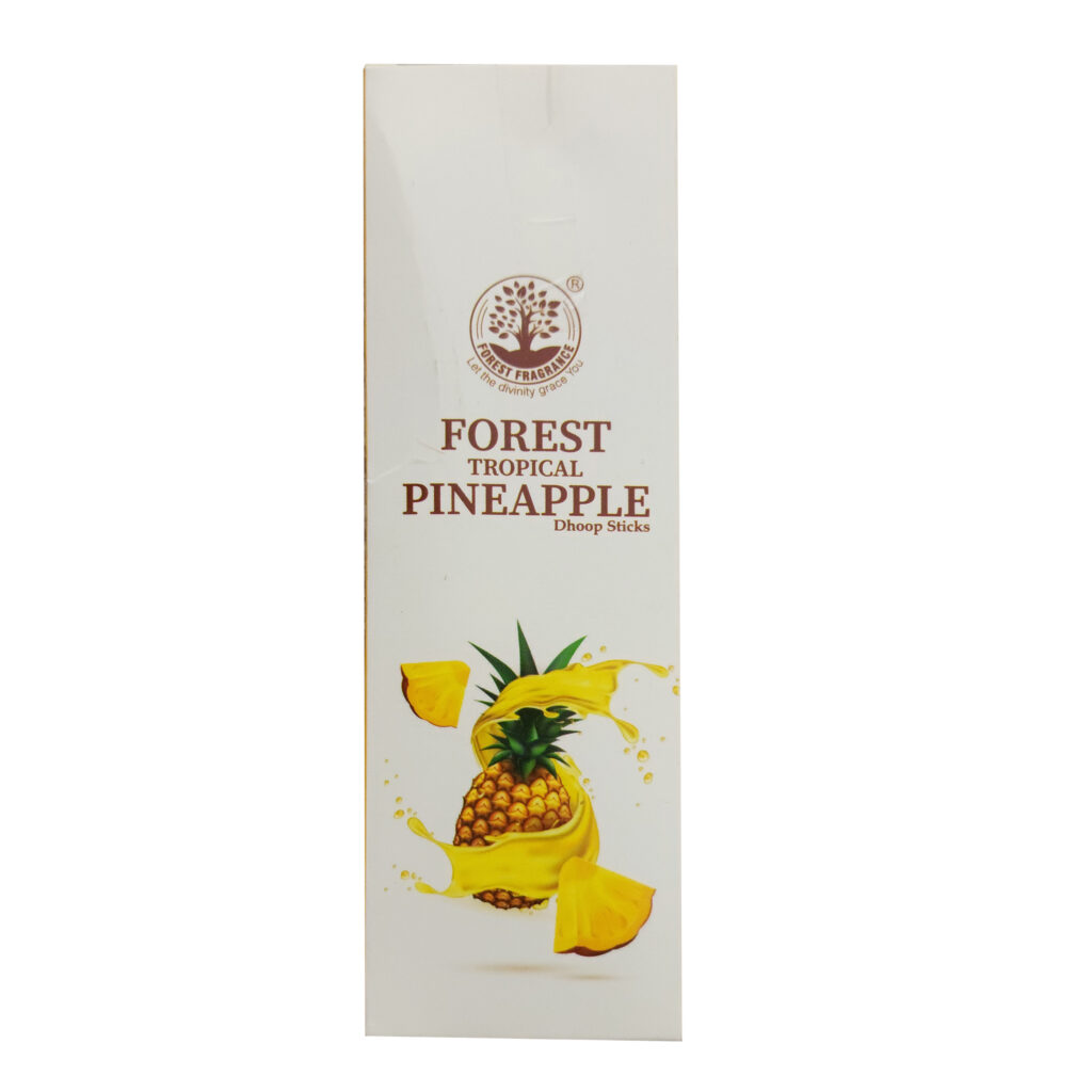 Forest Pineapple Incense Dhoop Sticks - 10 Sticks (Pack of 4)