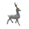Ensemble de figurines géométriques de cerf cubisme 2 pièces - Sculpture d'art moderne