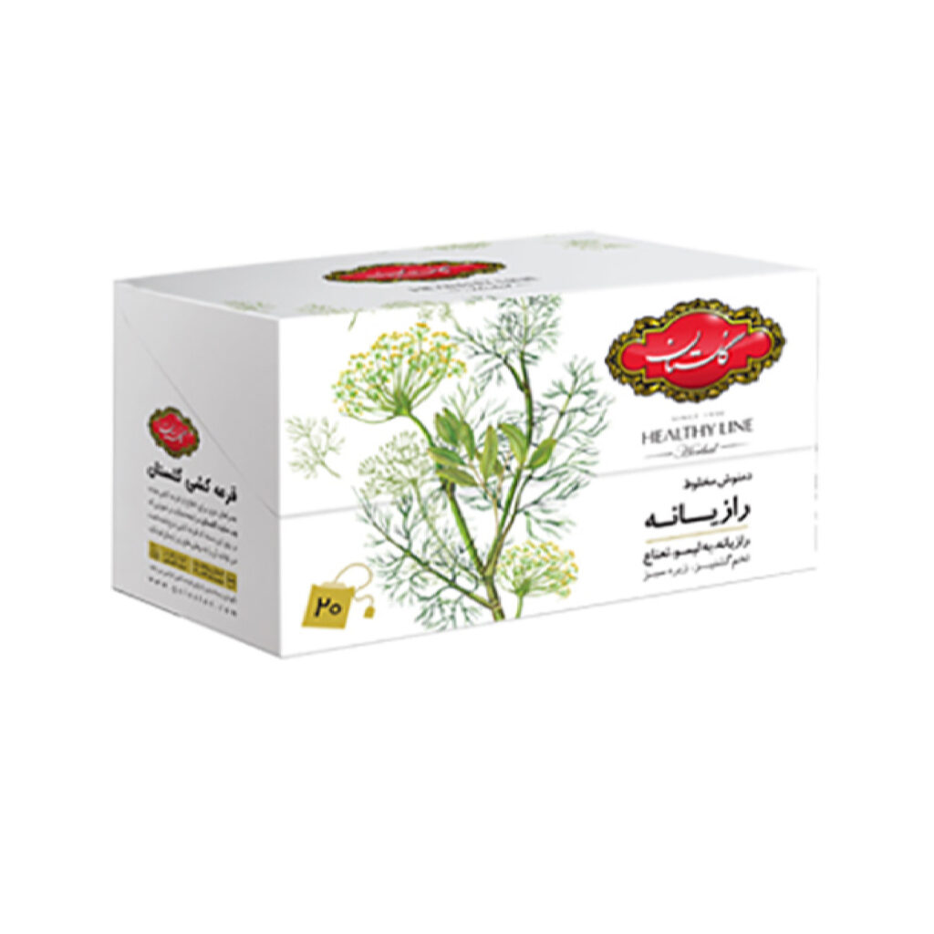 Golestan Mélange de Thé Herbal au Fenouil - Pack de 20 (5 paquets)