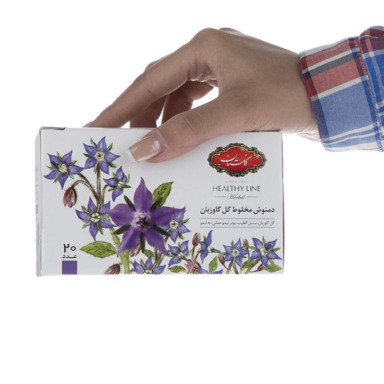 Golestan Mélange de Thé Herbal à la Bourrache Pack de 20 (5 paquets)
