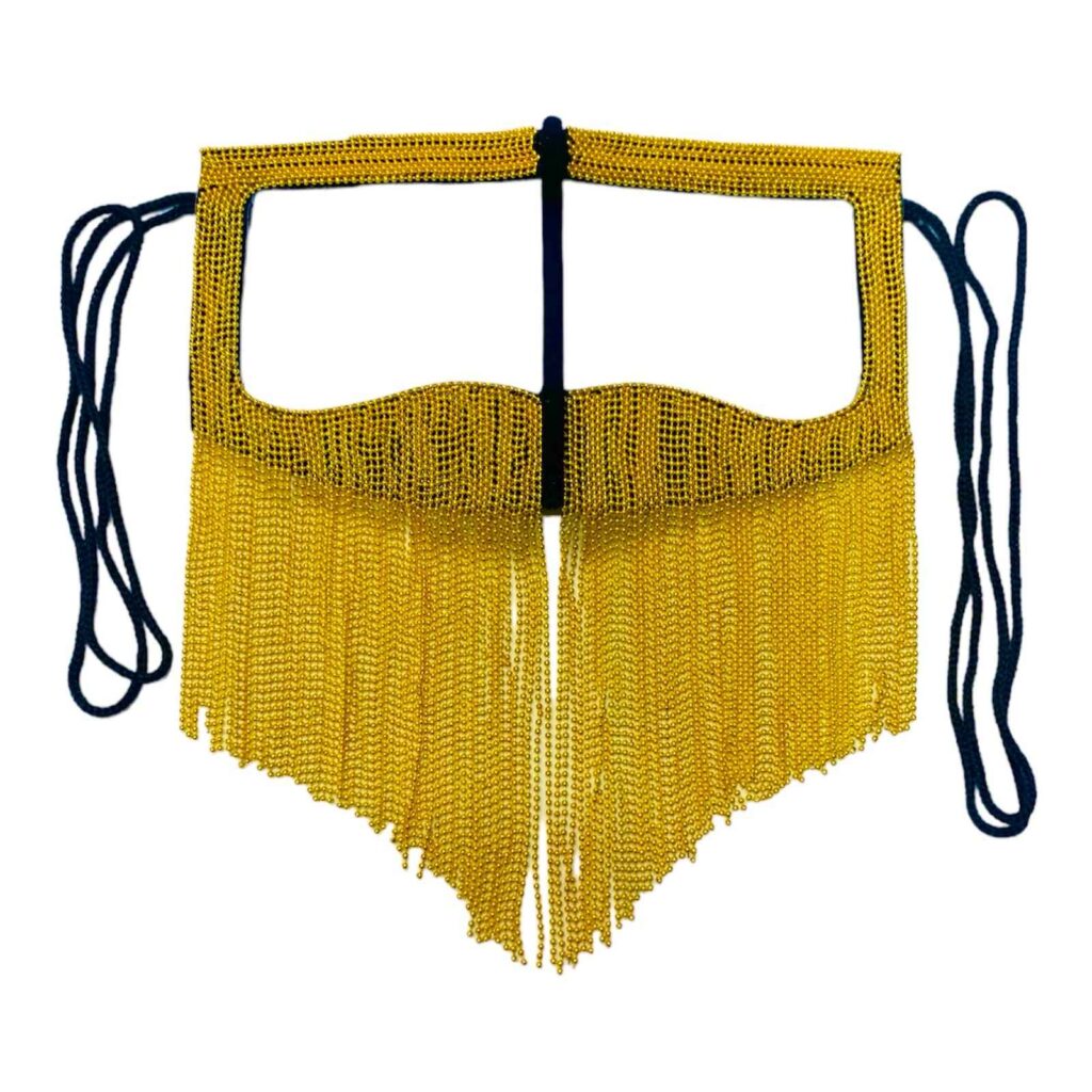 Burqa Omanienne Fait à la Main - Modèle Burqa du Golfe Chaîne