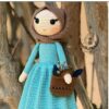 Amigurumi Fille Musulmane en Crochet Fait Main avec Voile – Design Islamique | Jouet en Peluche Doux pour Enfants