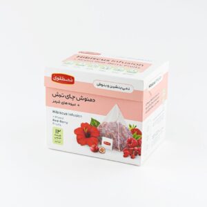 Infusion d’Hibiscus Thé Sour avec Fruits de Baies Rouges Mélangés Pack de 12 (x6)
