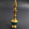 Surma Dani Persan en Laiton avec Turquoise pour Stocker le Khol