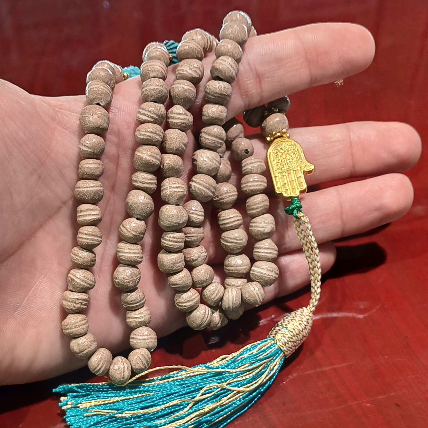 Chapelet islamique de Karbala – 101 perles avec Khak-e-Shifa de Karbala