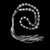 Chapelet islamique en hématite naturelle – 33 perles (tasbih musulman)