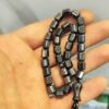 Chapelet islamique en hématite naturelle – 33 perles (tasbih musulman)