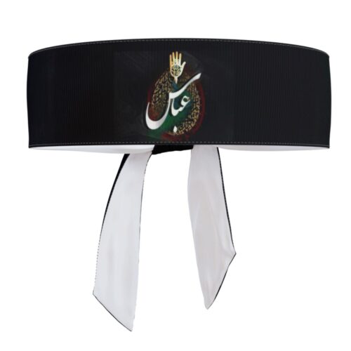 Bandeau chiite pour musulmans chiites – Ya Abbas noir (10 pièces)