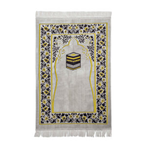 Tapis de prière islamique en velours, Janamaz Sajadah rembourré luxueux