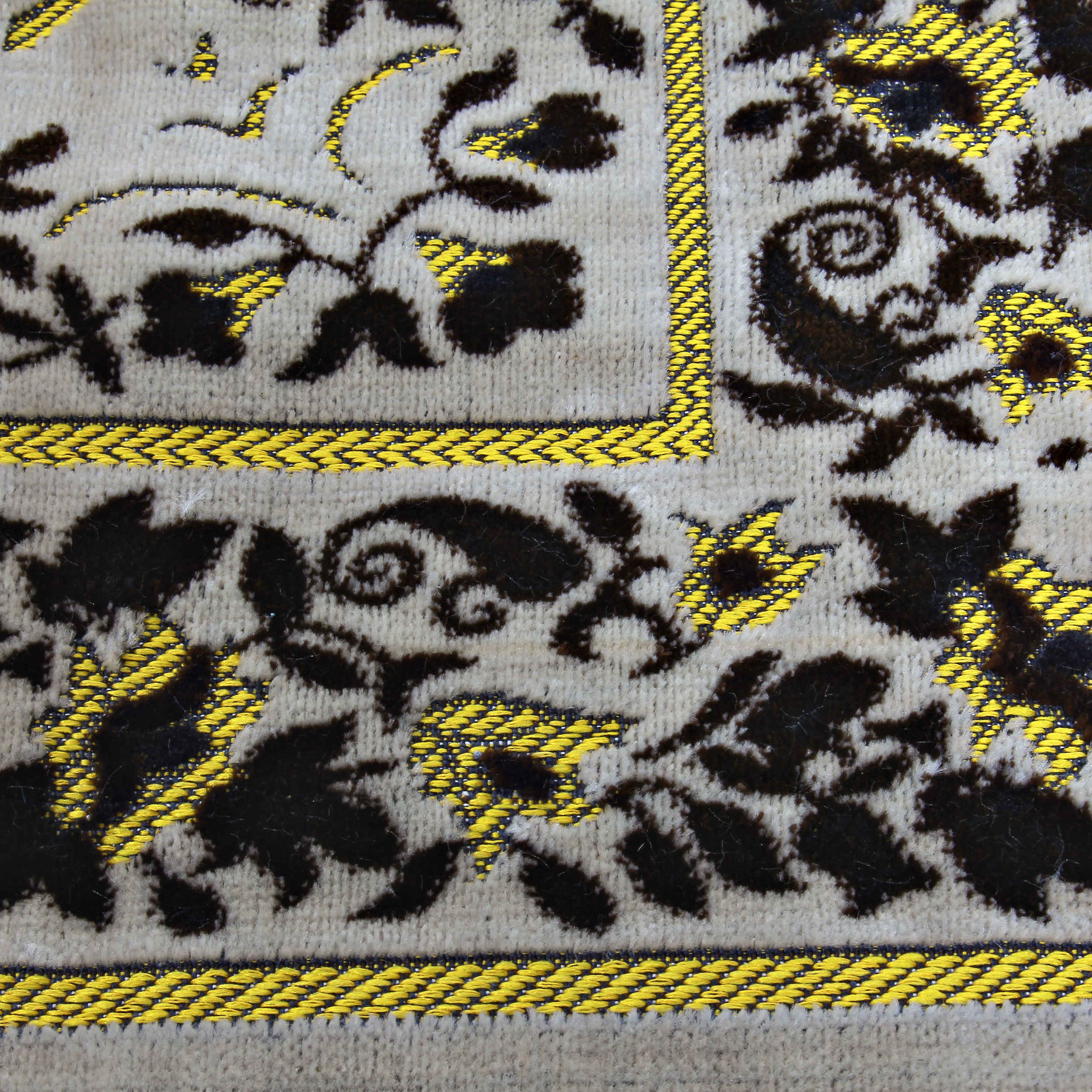 Tapis de prière islamique en velours, Janamaz Sajadah rembourré luxueux