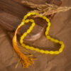 Chapelet islamique en agate jaune avec 33 perles – Misbaha musulman