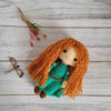 Amigurumi Poupée en Crochet Fait Main – Modèle Merida | Jouet en Peluche Doux