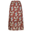 Jupe longue à motif floral pour femmes