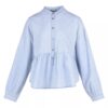 Blouse peplum à manches longues pour femmes