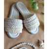 Pantoufles Macramé Boho Chic Plates Artisanales pour Femmes