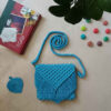 Macrame Sling Bag Handwoven for Women Model BohoSac bandoulière en macramé tissé à la main pour femmes, modèle Boho