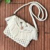 Sac bandoulière en macramé tissé à la main pour femmes, modèle Refah