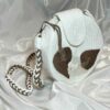 Sac bandoulière en macramé pour femmes tissé à la main avec design de feuilles
