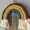 Tenture murale en macramé - Art bohème, modèle Rainbow