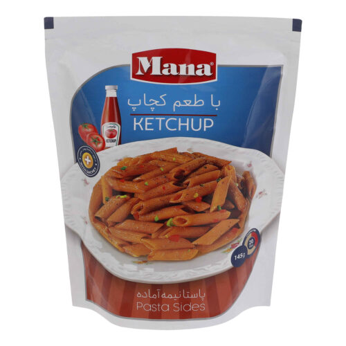 Pâtes instantanées Mana avec saveur ketchup 145g (20 paquets)
