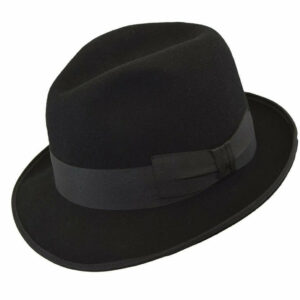 Chapeau pour Homme Noir – Mélange de Laine Classique