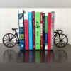 Serre-livres en métal design bicyclette – ludique pour chambres jeunes ou déco urbaine