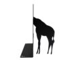 Serre-livres en métal design girafe – option ludique pour étagères enfants