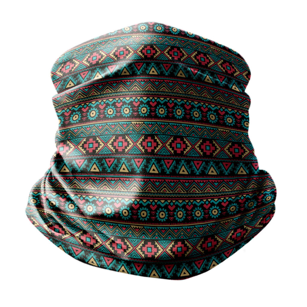 Tour de Cou Sport Multifonction à Motif Géométrique