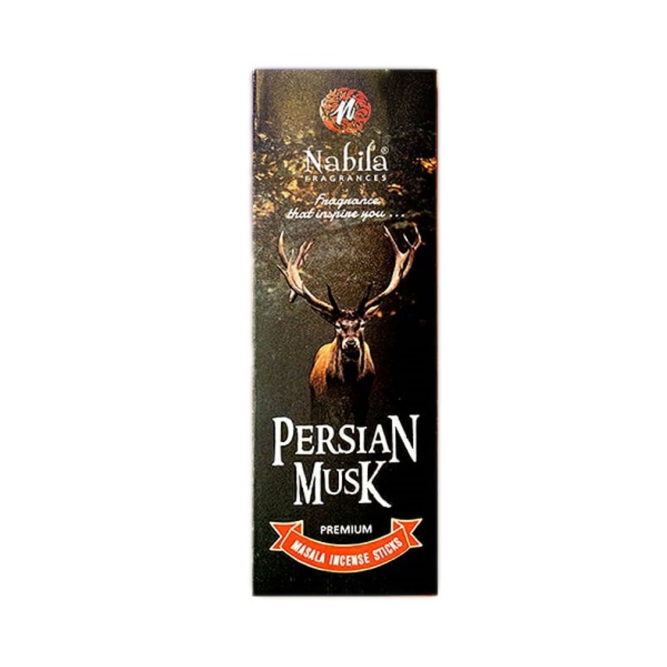 Bâtonnets d’Encens Nabila Musc Perse – Faits Main, 25 Bâtonnets (Lot de 4)