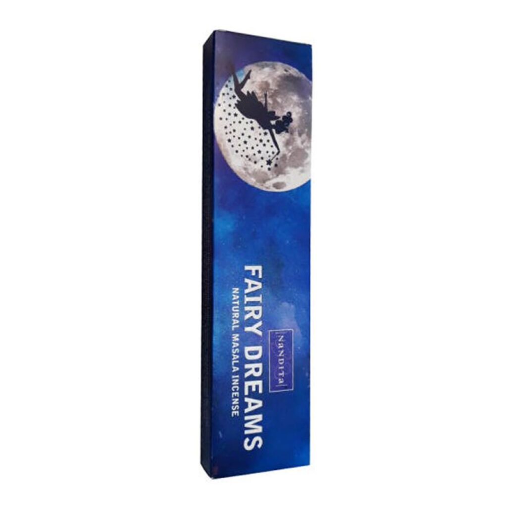 Bâtons d'Encens « Rêves de Fée » Nandita – Faits Main, 20 Bâtons (Lot de 4)