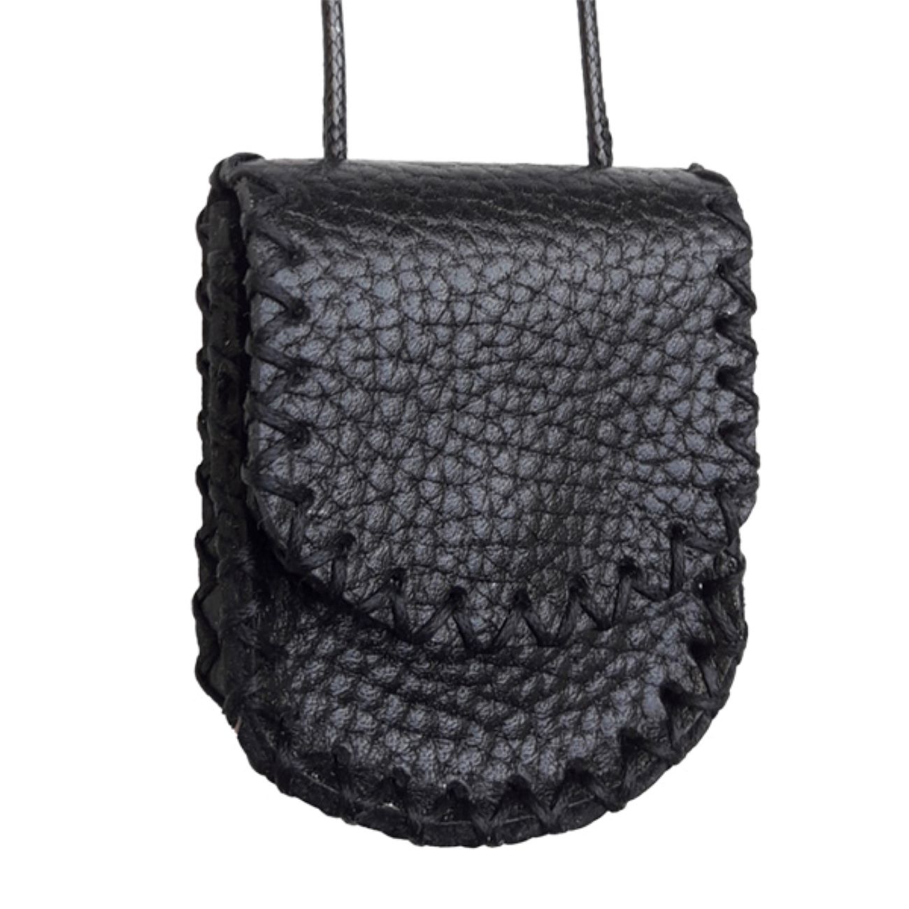 Pochette Taweez pour le cou – Amulette en cuir original – Symbole islamique authentique