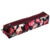 Trousse à crayons avec design floral et fermeture éclair pour fournitures scolaires et de bureau