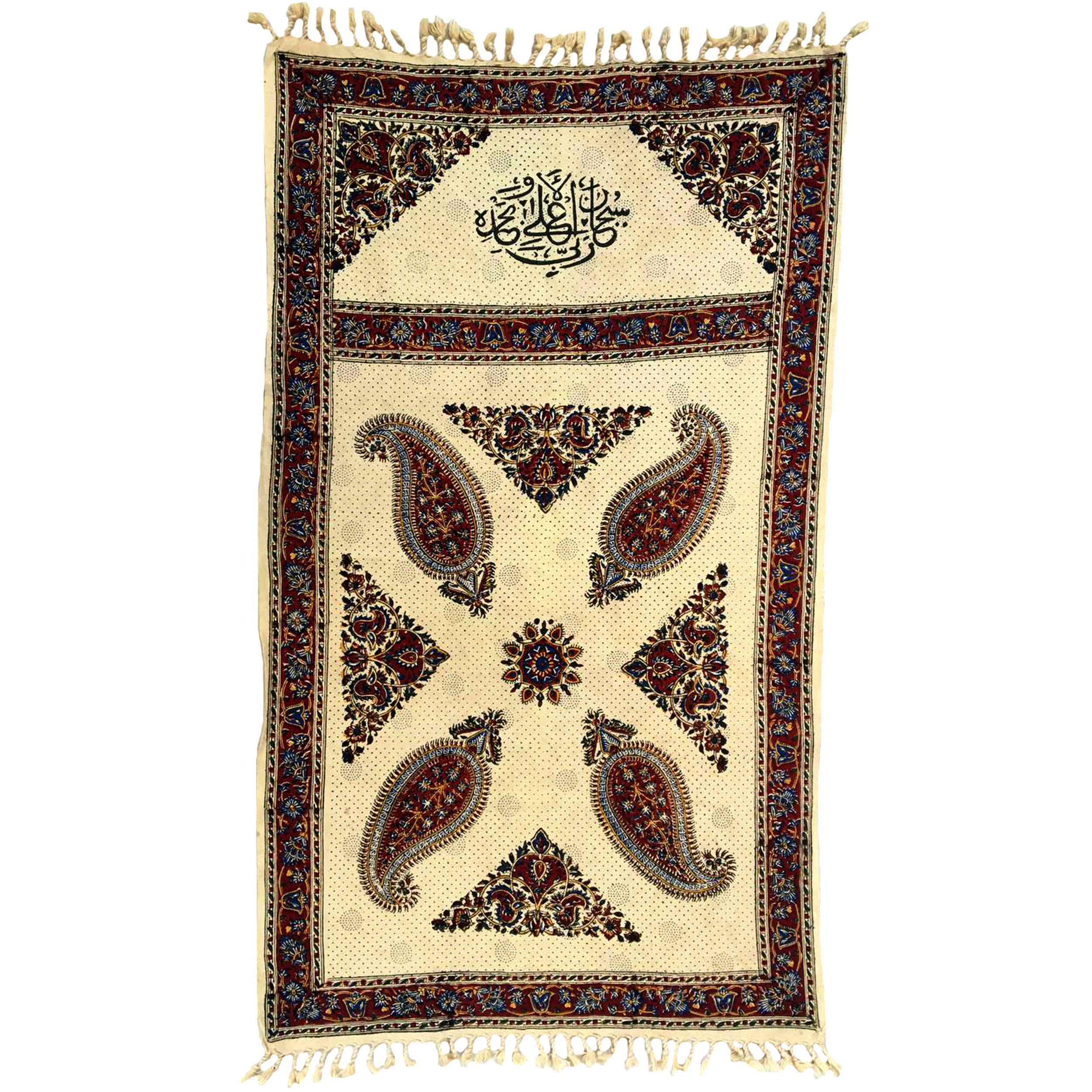 Tapis de prière en Termeh persan, Sajada élégant islamique