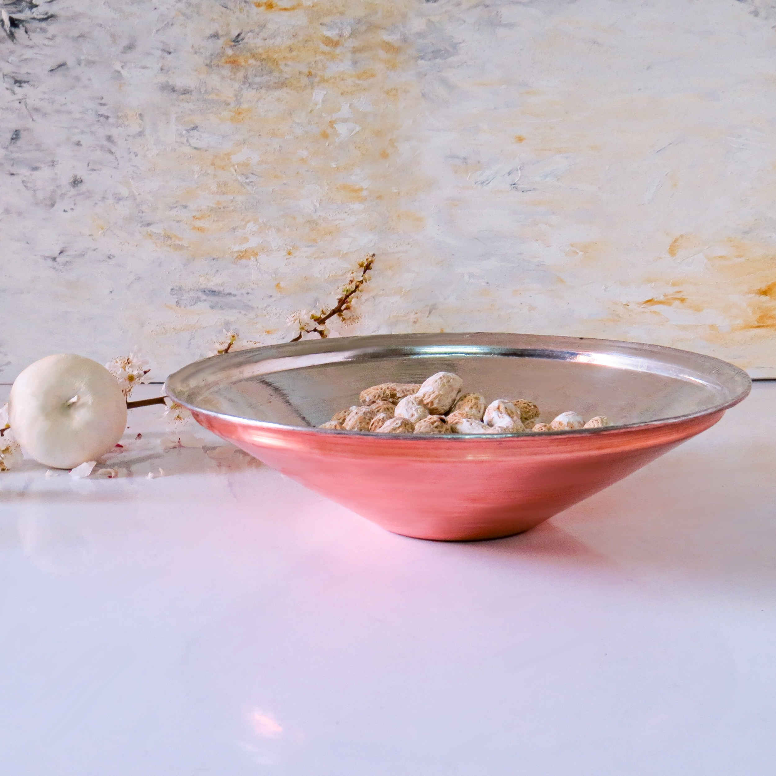 Bol persan en cuivre fabriqué à la main – Modèle Nahal