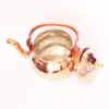 Bouilloire en cuivre persan durable pour cuisinière traditionnelle martelée Asghar