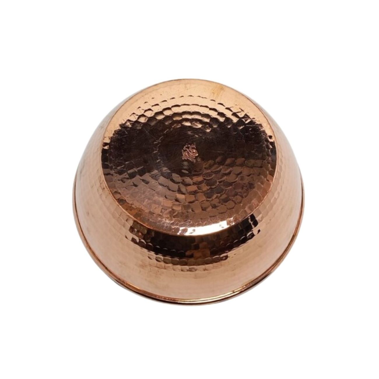 Bol à mélanger persan en cuivre martelé et fabriqué à la main – Farzan