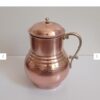 Carafe en cuivre perse martelé avec poignée en laiton modèle Roshanak