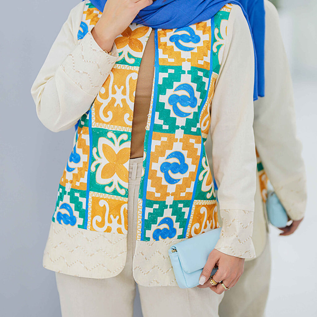 Manto persan brodé pour femmes modèle Soroush