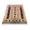 Tapis Gabbeh Persan en laine authentique tissé à la main à Shiraz, motifs animaliers