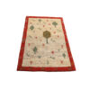 Tapis Gabbeh Persan en laine tissé à la main dans le Khorasan, motifs d'arbres et animaux