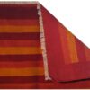 Tapis Gabbeh Persan en laine tissé à la main dans le Fars, rayé